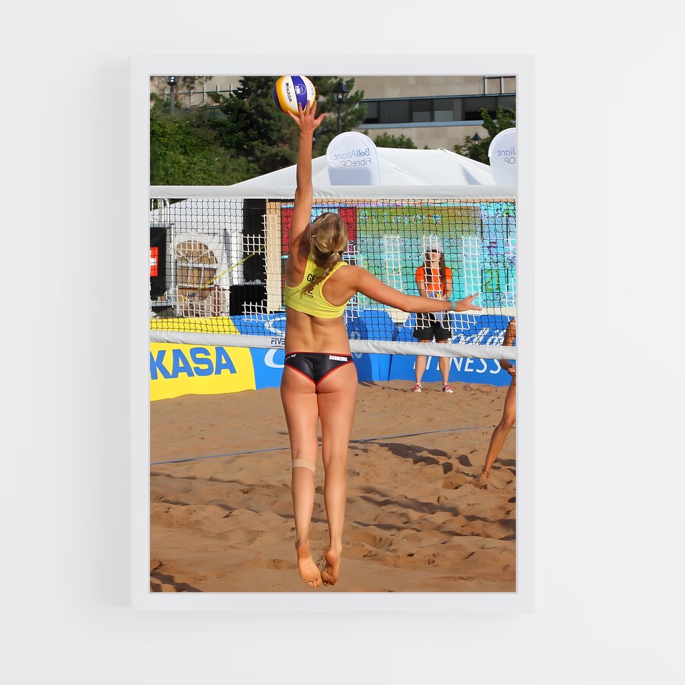 Poster Beach Volleyball Showdown – affiche Beach-volley (vue 3)